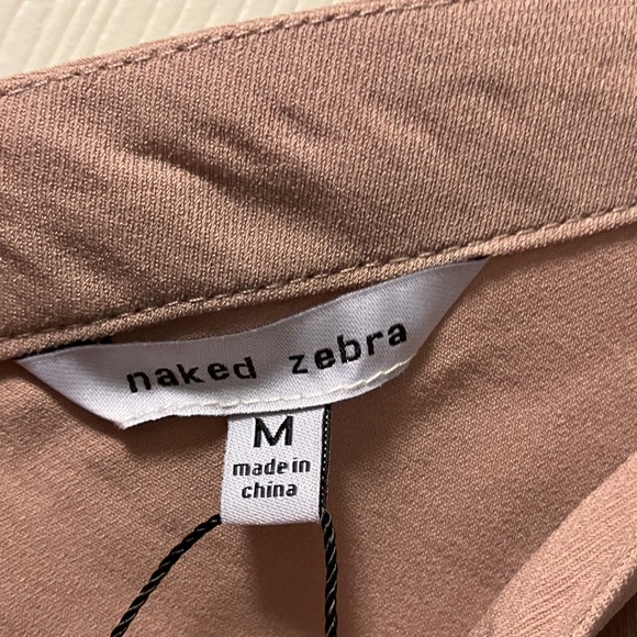 Naked Zebra Dusty Rose V-Neck Wide-Strap Camisole - Picture 5 of 9